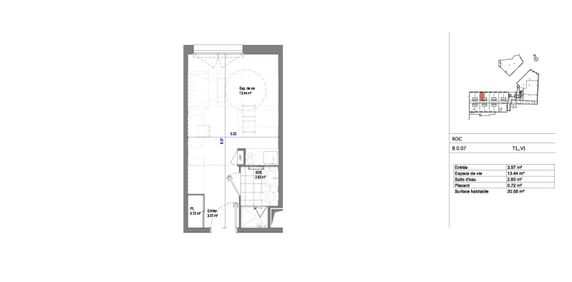 Location Appartement 1 pièce 20m² MAROMME 76150 - Photo 2