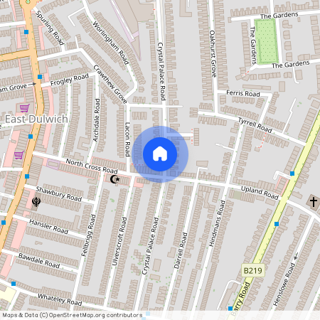 Crystal Palace Road, East Dulwich, London, SE22