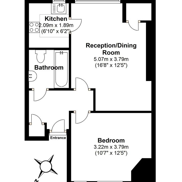 1 Bedroom Apartment, Gerrard Street W1D - Photo 1