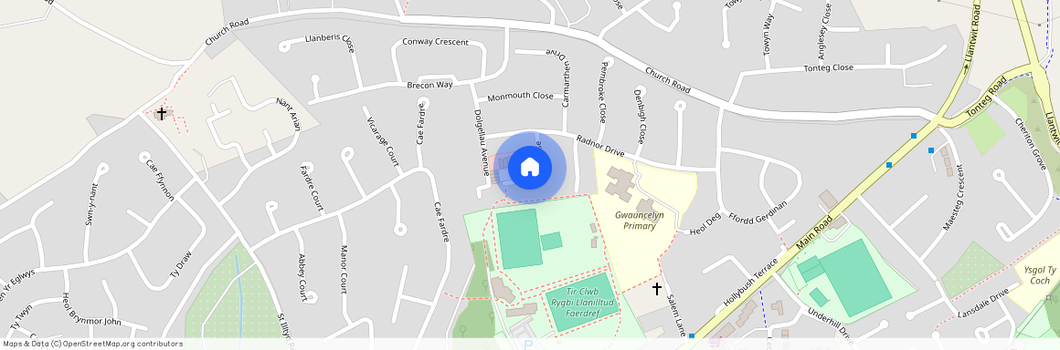 Cardigan Close, Tonteg, PONTYPRIDD