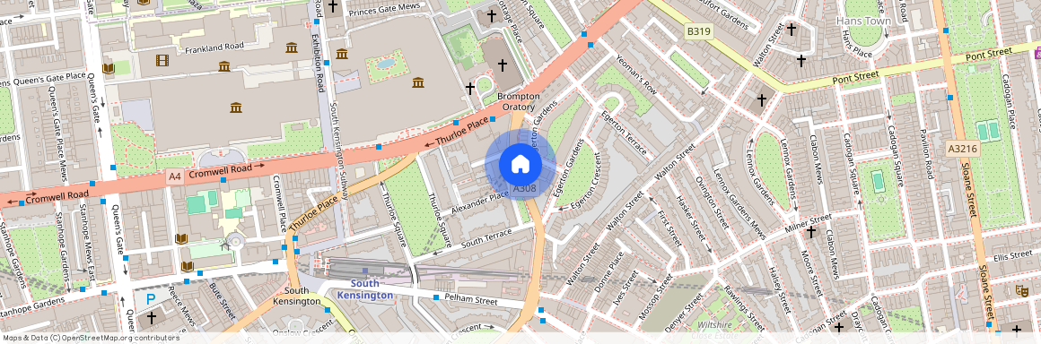 St Georges Court, Brompton Road, Chelsea, London, SW3