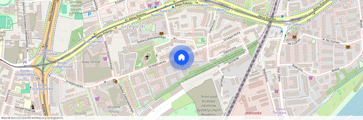 Kraków, Śródmieście, Grzegórzki, ul. Grzegórzecka
