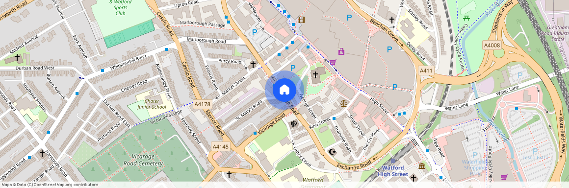 The Roof Gardens, Exchange Road, Watford, Hertfordshire, WD18