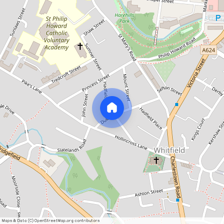 Hadfield Street, Glossop, Derbyshire, SK13