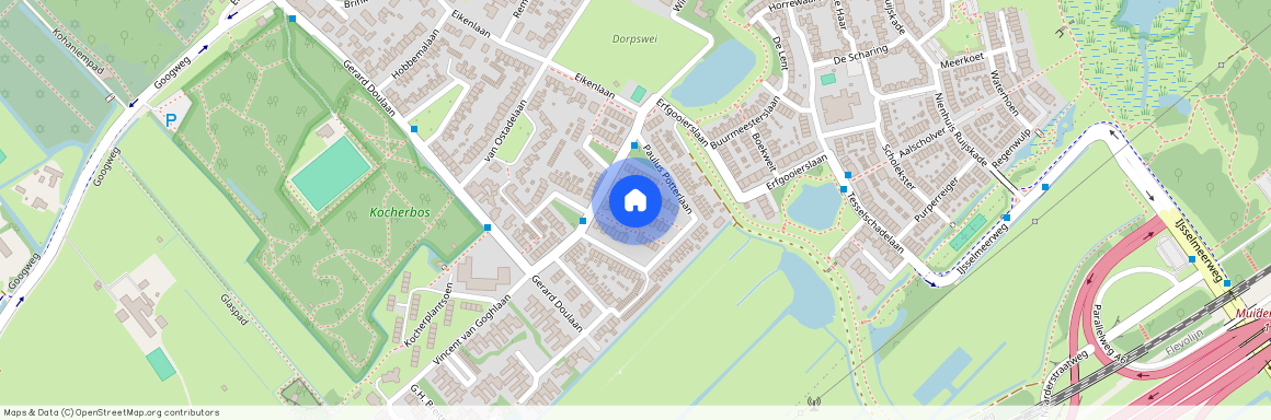 Muiderberg, 1399 GJ, van der Helstpark, Muiderberg