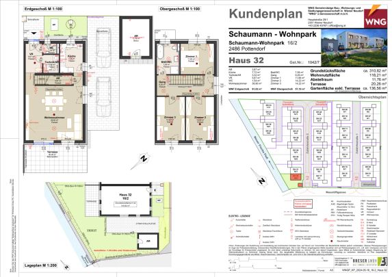 Doppelhaus zur Miete in Pottendorf mit Garten und großzügiger Terrasse! 16/2 - Haus 32 - Photo 1
