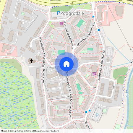 ul. Konstantego Ildefonsa Gałczyńskiego, Podgrodzie, Olsztyn, warmińsko-mazurskie