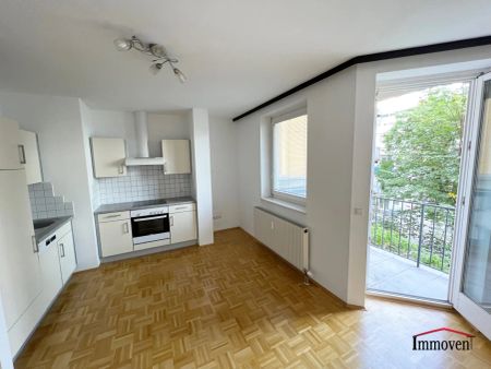 UNBEFRISTET - Hübsche 1-Zimmerwohnung mit Balkon! - Photo 2