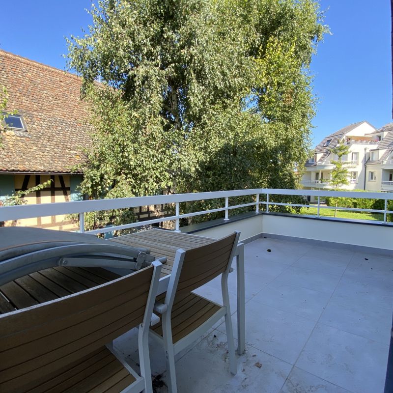 Joli F3 meublé avec terrasse et garage - Robertsau Centre - Photo 1