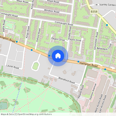 Hampton Road, Teddington, TW11, London