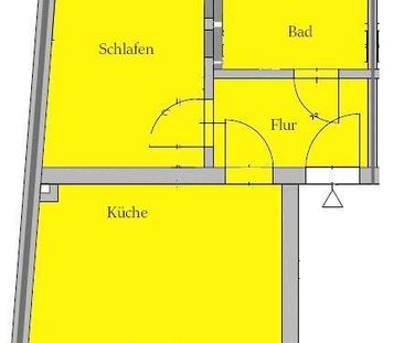 Gemütliche 2-Zi. Whg. mit Loggia, Parkett, Außenrollos - Foto 3