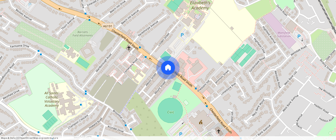 Chesterfield Road South, Mansfield, NG19