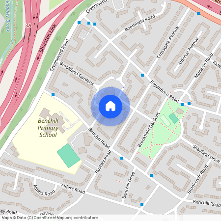 Brookfield Gardens, Wythenshawe, Manchester, Greater Manchester, M22