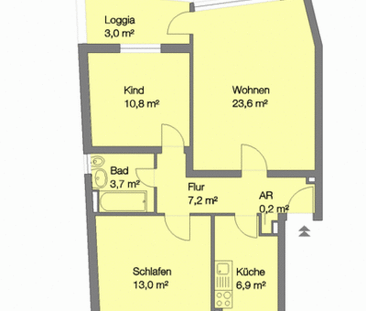 Hübsche Dreizimmerwohnung in Sündersbühl, Zeitmietvertrag bis Augus... - Photo 1
