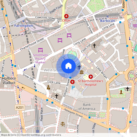 West Smithfield, London, EC1A