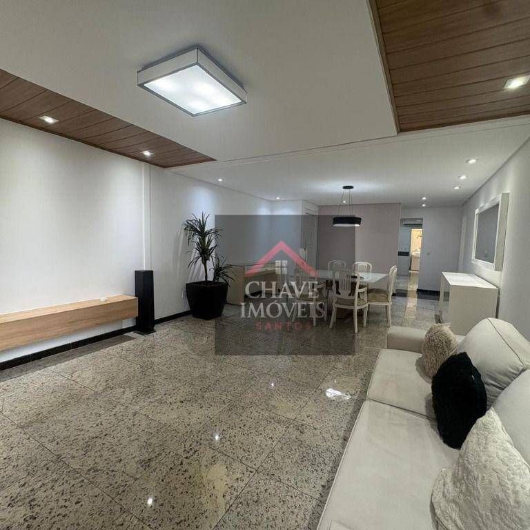 Apartamento com 4 dormitórios para alugar, 178 m² por R$ 9.750,01/mês - Gonzaga - Santos/SP - Photo 1