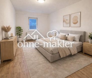 Zentral wohnen, ins Grüne schauen: renovierte 3-Zimmer-Wohnung mit ... - Photo 2