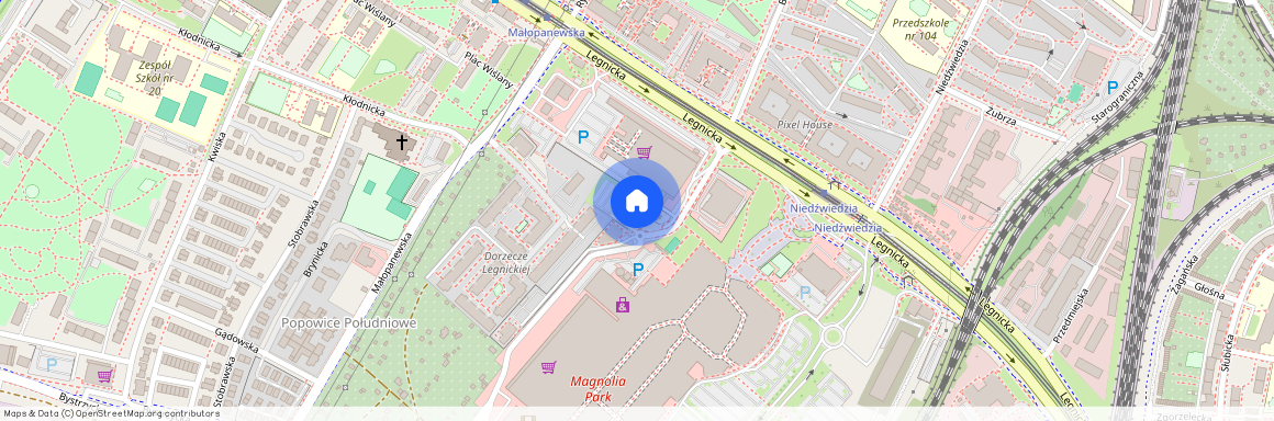 ul. Legnicka, Popowice Południowe, Fabryczna, Wrocław, dolnośląskie