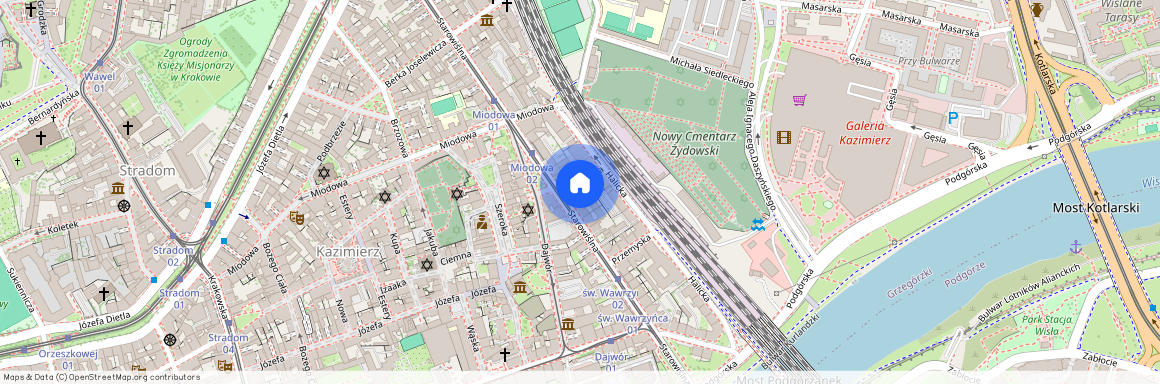 Rzeszowska 3, Kraków, Stare Miasto, Kazimierz