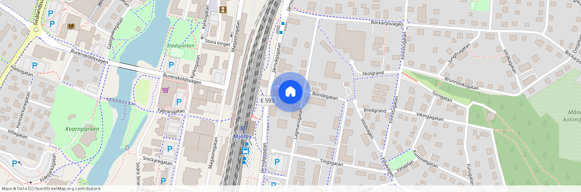 Östergötlands län, Mjölby, Lagmansgatan 17C