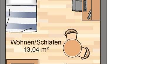 Demnächst frei! 1-Zimmer-Wohnung in Bremen - Foto 1