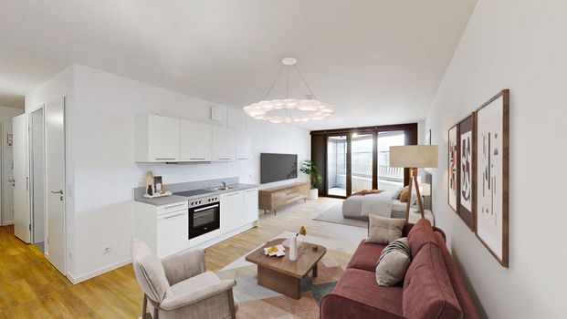 Own Your Style – Stylisches 1-Zimmer-Apartment mit Loggia im Herzen Berlins - Photo 1