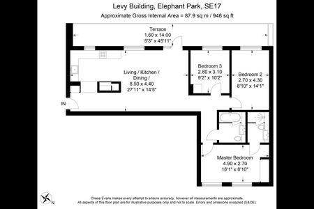 3 Bed Flat, Levy Building, SE17 - Photo 3