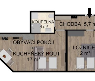 Pronájem bytu 2+kk 39 m² - Фото 1