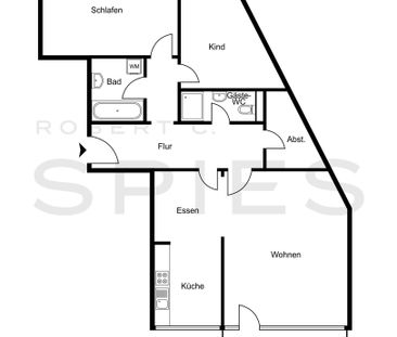 Renovierte 3-Zimmer-Mietwohnung in ruhiger Lage - Photo 4