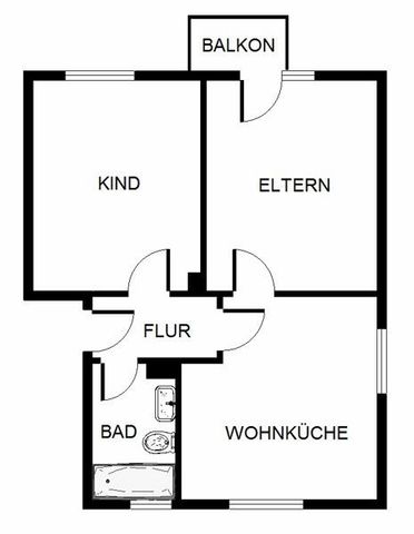 Schöne Wohnung sucht Mieter: geräumige 2-Zimmer-Wohnung - Foto 5