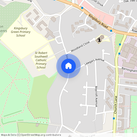 Slough Lane, Kingsbury, London, NW9