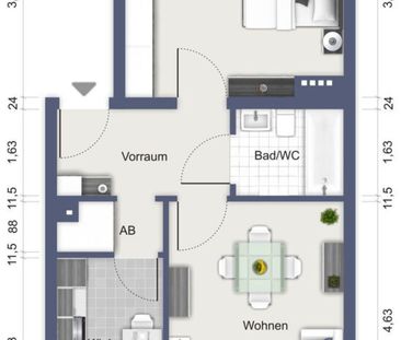 Blömker! Attraktive 2,5-Raum Wohnung in der Gladbecker Innenstadt! - Photo 2