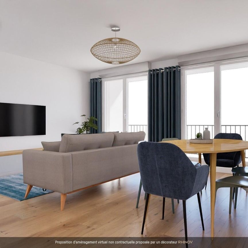 location Appartement T4 DE 76.5m² À BOBIGNY - Photo 1