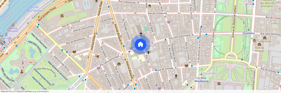 Rue Cler, entre Rue Saint-Dominique et Avenue de la Motte Piquet 75007 Paris (7e arrondissement)