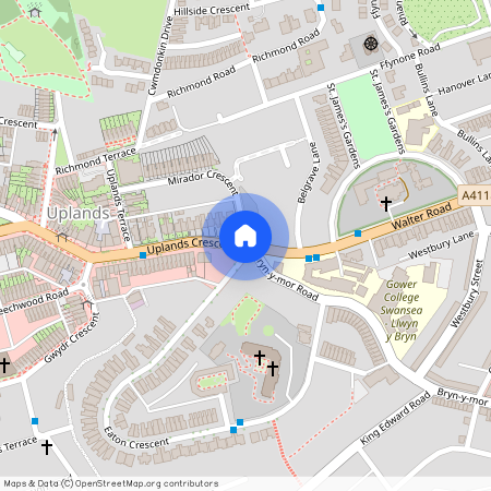 Eaton Crescent, Uplands, Swansea