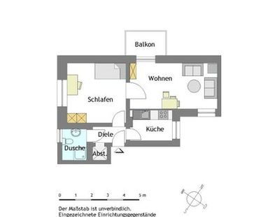 2-Zimmer-Wohnung in Mülheim-Stadtmitte - Foto 1