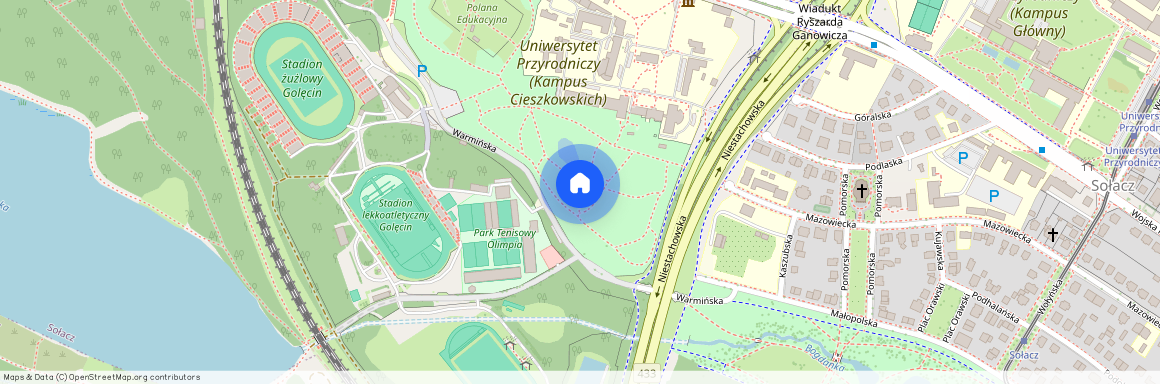 Pilicka, Poznań, Ogrody