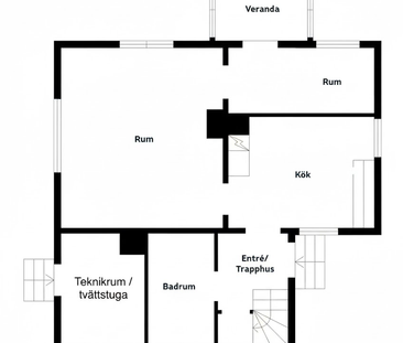 Västra Aspängsgatan, Kinna - Foto 1