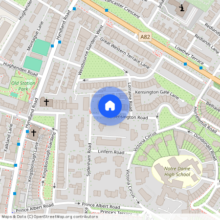 Lorraine Gardens, G-R, Glasgow, Glasgow, G12 9NY