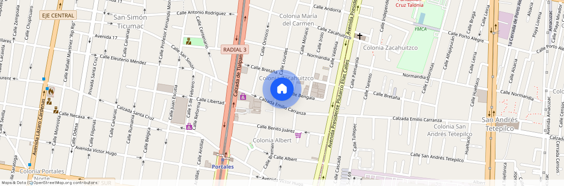Se departamento Bengala #7, Colonia Zacahuitzco, C.P. 03550, Df / Cdmx
