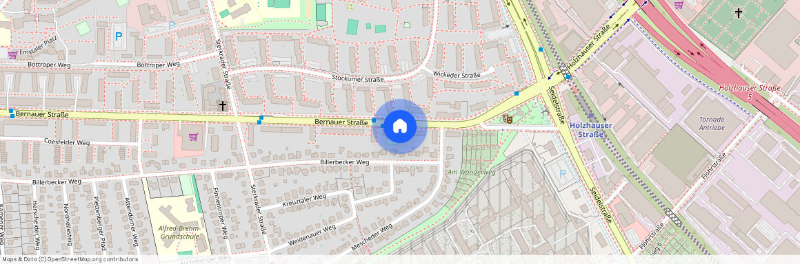 Bernauer Str. 29, 13507 Berlin OT Tegel, Zur Karte