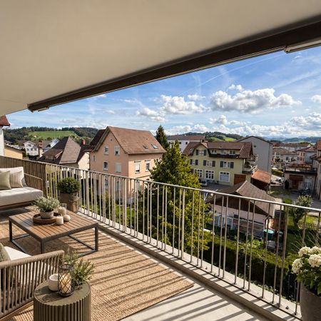 Grosszügige 3½-Zimmer-Wohnung mit Balkon und 105 m² in Bazenheid - Foto 4