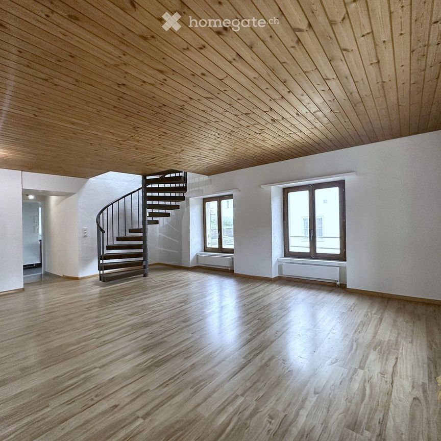 3½-Zi-Maisonette mit Wendeltreppe, 9 Min. nach Olten - Photo 1