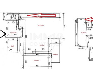 Zentrale Dachgeschoß-Wohnung: 2 Zimmer + Galerie - Burggasse 17 - T... - Photo 5