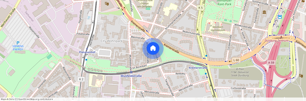 Tiergartenstr. 8, 47051 Duisburg - Duisburg-Mitte