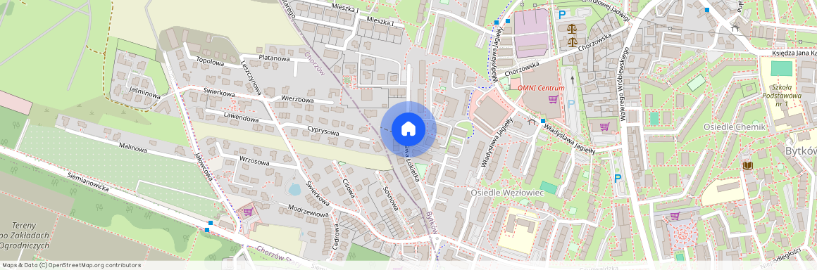 ul. Władysława Łokietka, Bytków, Siemianowice Śląskie, śląskie