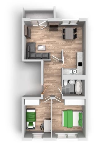 Wohnen im I. OG - Foto 5