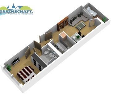 Entspannt einziehen, entspannt wohnen - günstige 2RW mit Badewanne ... - Photo 3