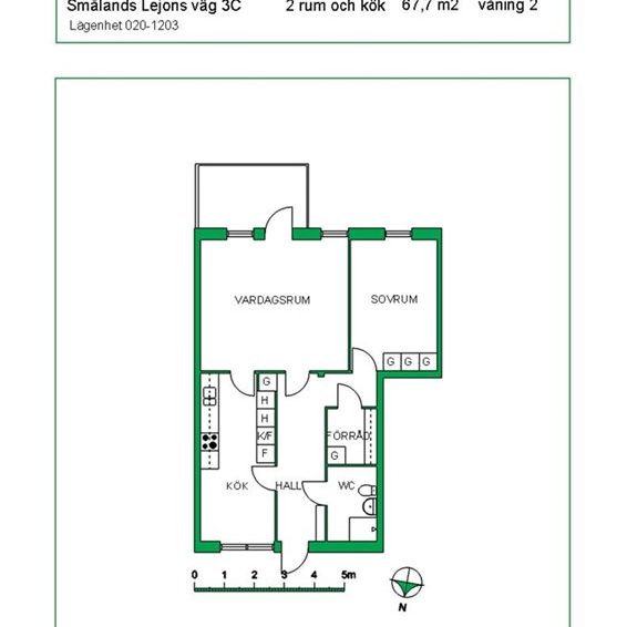 Smålands lejons väg 3 C - Photo 2