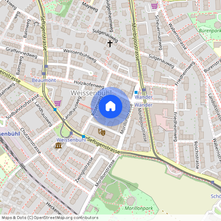 Rosenweg 17, 3007 Bern, Lageplan